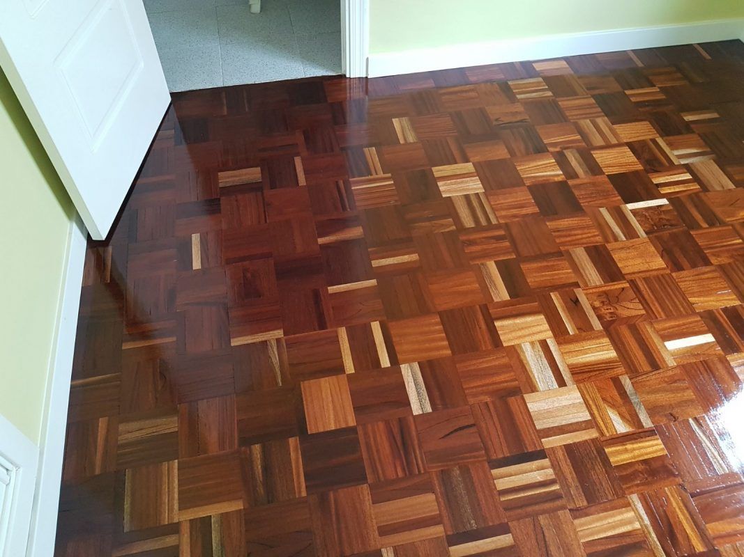 lijado y barnizado de parquet